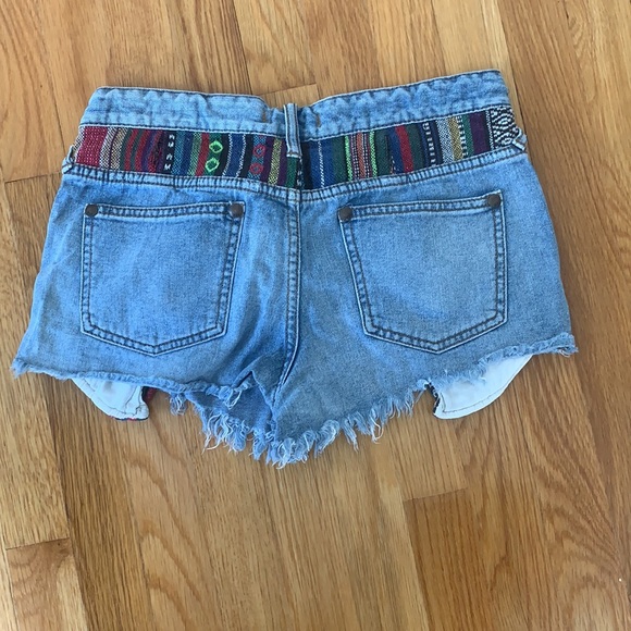 Free People Vintage Denim Shorts - Picture 2 of 4